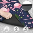 thumbnail image 3 of LAKIMCT Fly Flamingo Bird Car Mats, Neoprene Front Rear Floor Mats for Cars, Waterproof Anti-Slip Car Floor Mats Full Set, Universal(4 Pcs), 3 of 6