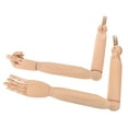 thumbnail image 1 of TEHAUX Flexible Joint Wooden Mannequin Arm Model with Realistic Appearance and Durable Solid Wood, 1 of 8