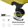 thumbnail image 6 of 28" Luggage Travel Suitcase with TSA Lock, Hardside Carry-on Luggage with Spinner Wheels, Carry On Luggage for Women Men Weekender, Yellow, 6 of 9