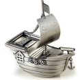 thumbnail image 1 of Elegance Heim Concept Banque d'Argent Navire Pirate Fini Étain, 1 of 1