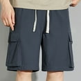 thumbnail image 4 of Xunlbb Summer Men's Cargo Shorts with Pockets Men's Casual Daily Outdoor Beach Lightweight And Breathable Work Shorts Cargo Sorts for Men, M-8XL, 4 of 8