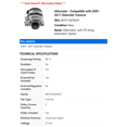 thumbnail image 2 of Alternator - Compatible with 2009 - 2017 Chevy Traverse 2010 2011 2012 2013 2014 2015 2016, 2 of 2