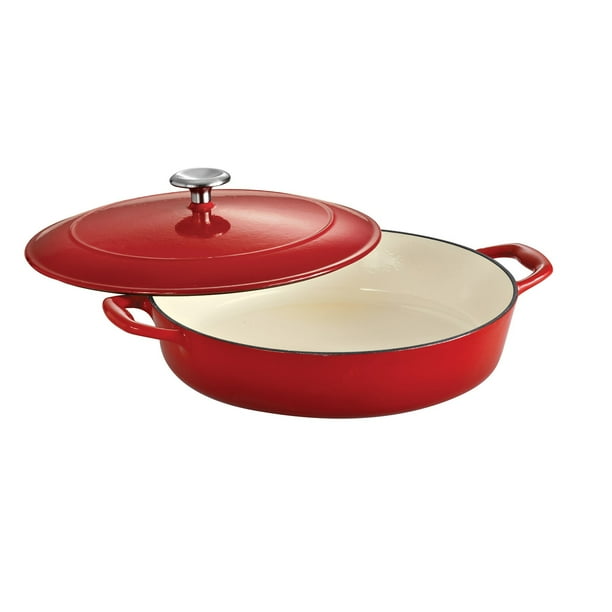 tramontina enameled castiron 4qt. covered braiser