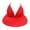 Red, variant on Womens Sun Visor Hat Wide Brim Sun Hats for Women UV Protection Summer Beach Hats for Women Foldable Sports Visors