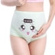 thumbnail image 1 of Ropa interior de cintura alta de maternidad de algodón ajustable bragas de algodón para mujeres embarazadas (verde XL), 1 of 8