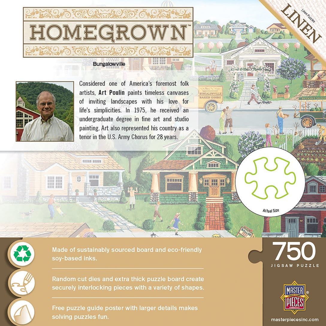 Homegrown - Bungalowville 750 Piece Puzzle