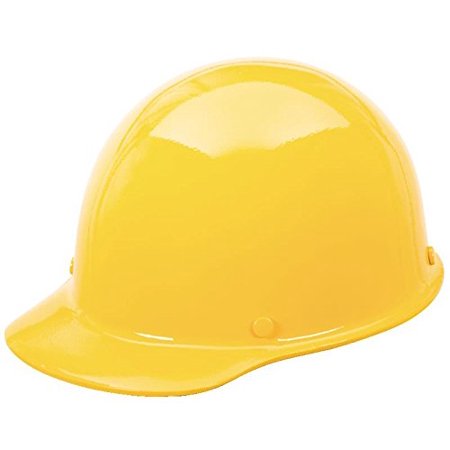 MSA 454619 Skullgard Protective Cap Yellow - w/ Fas-Trac III Suspension