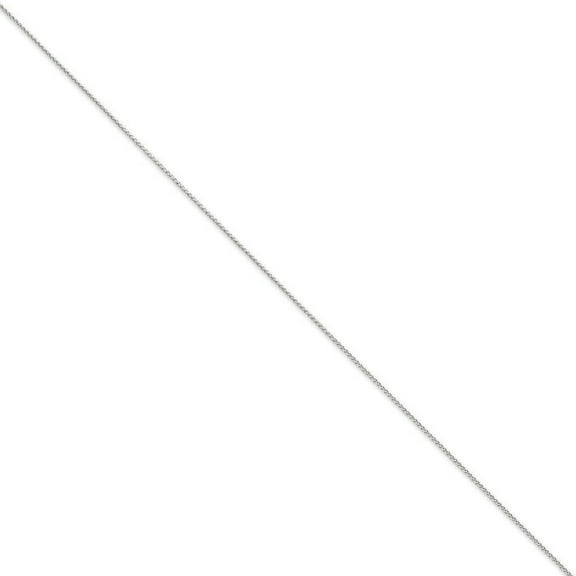 Primal Gold 14K White Gold 1mm Parisian Wheat Chain