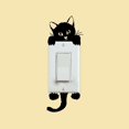 thumbnail image 1 of Gato Pegatinas de pared Interruptor de luz Decoración Calcomanías Arte Mural Bebé Cuarto de niños Fokelyi WRQX-454, 1 of 8