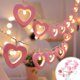 thumbnail image 1 of Luces De Cadena De Madera 1 Cadena De Luces Led De Madera En Forma De Corazón Con Led Rosa, Multicolor Y Blanco Cálido Para Decoraciones Y Colgantes Del Día De San Valentín, 300cm Rkxzt, 1 of 8