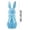 Blue, variant on High-End Easter Bunny Statue with Bow, Soft Flocked Foam Decoration for Home Garden, Courtyard, Children's Room, Holiday Celebrations, and Gift Wrapping