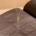 thumbnail image 4 of Collar de letras, cadena de clavícula con personalidad femenina, collar de acero inoxidable con personalidad, 4 of 6