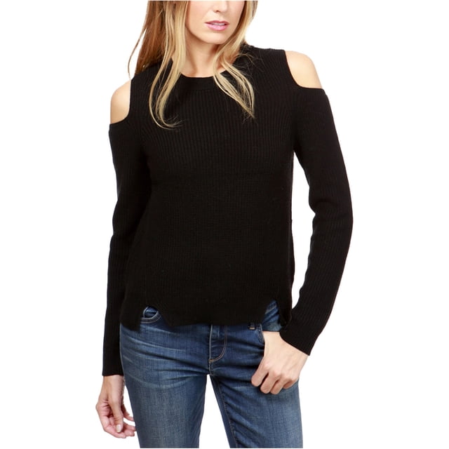 Suéter con hombros descubiertos Lucky Brand negro mediano Pull-over