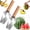 2, variant on Triangle Watermelon Cutter, Stainless Steel with Wooden Handle -Melon Slicer, Fruit Cutter for Kitchen Gadgets, Stainless Steel Watermelon Slicer Tool for Home Kitchen Camping Picnic
