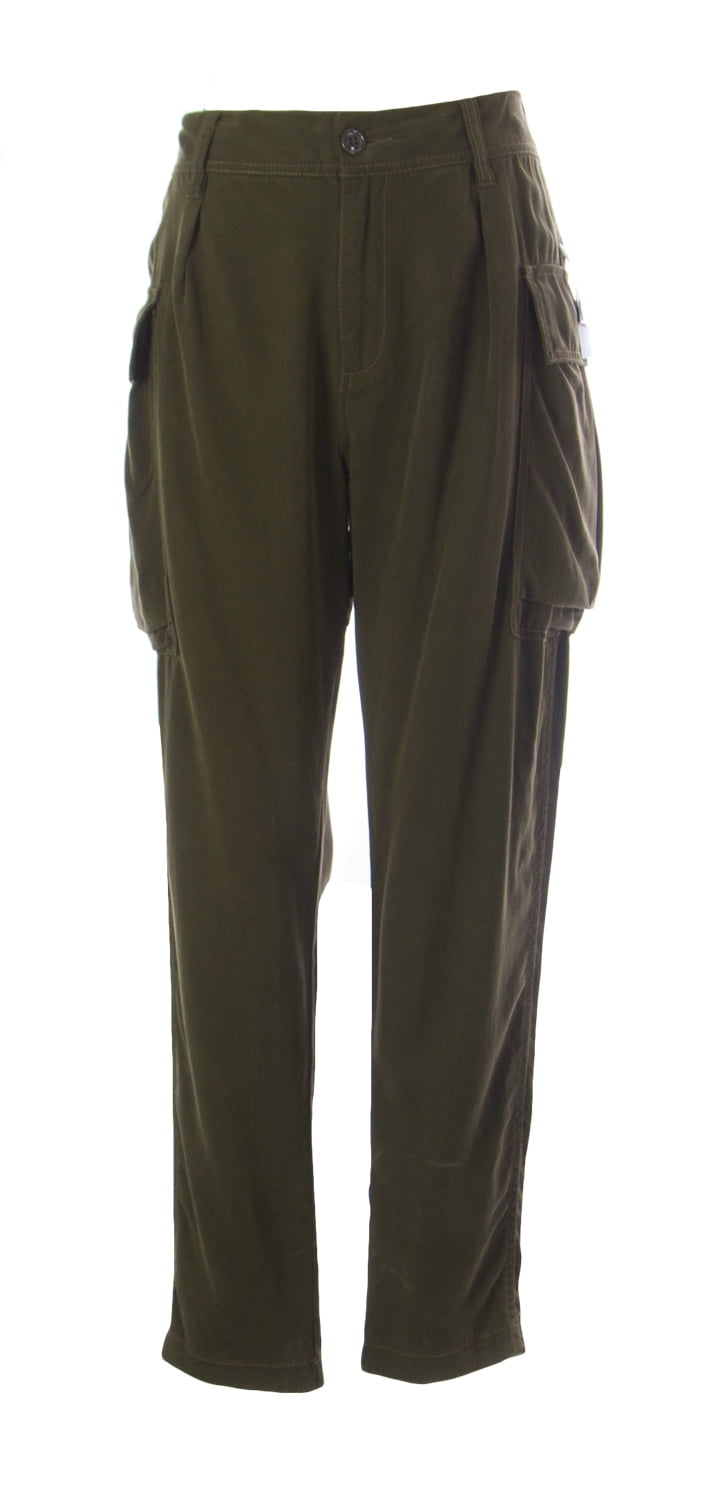 POLO JEANS COMPANY Women's Cargo Pants Swampy Green IT 29