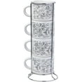thumbnail image 5 of Silver Buffalo Mickey Heritage Sketch Multi Art 4pc Stackable Ceramic Mug Set, 3 Ounces, 5 of 15