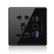 thumbnail image 1 of Enchufe Inteligente Tuya con Carga RáPida Tipo C + USB, Enchufe con Temporizador Remoto, WiFi, EstáNdar BritáNico Inteligente, Enchufe Tipo 86 B, 1 of 5