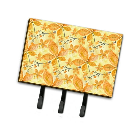

Carolines Treasures BB7495TH68 Fall Leaves and Branches Leash or Key Holder Triple multicolor