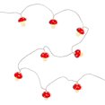 thumbnail image 1 of Lights Mushroom String Lights Outdoor Garden Solar Toadstool Warm White Led 3.5m Ip441setred, 1 of 5