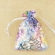 thumbnail image 2 of Paquete de 100 malla de patrón de coral cordón organdas bolsas de regalo de organza de fiesta de fiesta para bodas Favorable Favor de Bolsas de joyería Suministros Blanco Inevent HA010041-02, 2 of 6