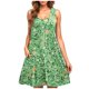 thumbnail image 1 of Vestido Casual de las Mujeres sin Mangas en Gradiente Cuello de Tripulación, Vestido Ligero de Primavera Y Verano de Poliéster, 1 of 5
