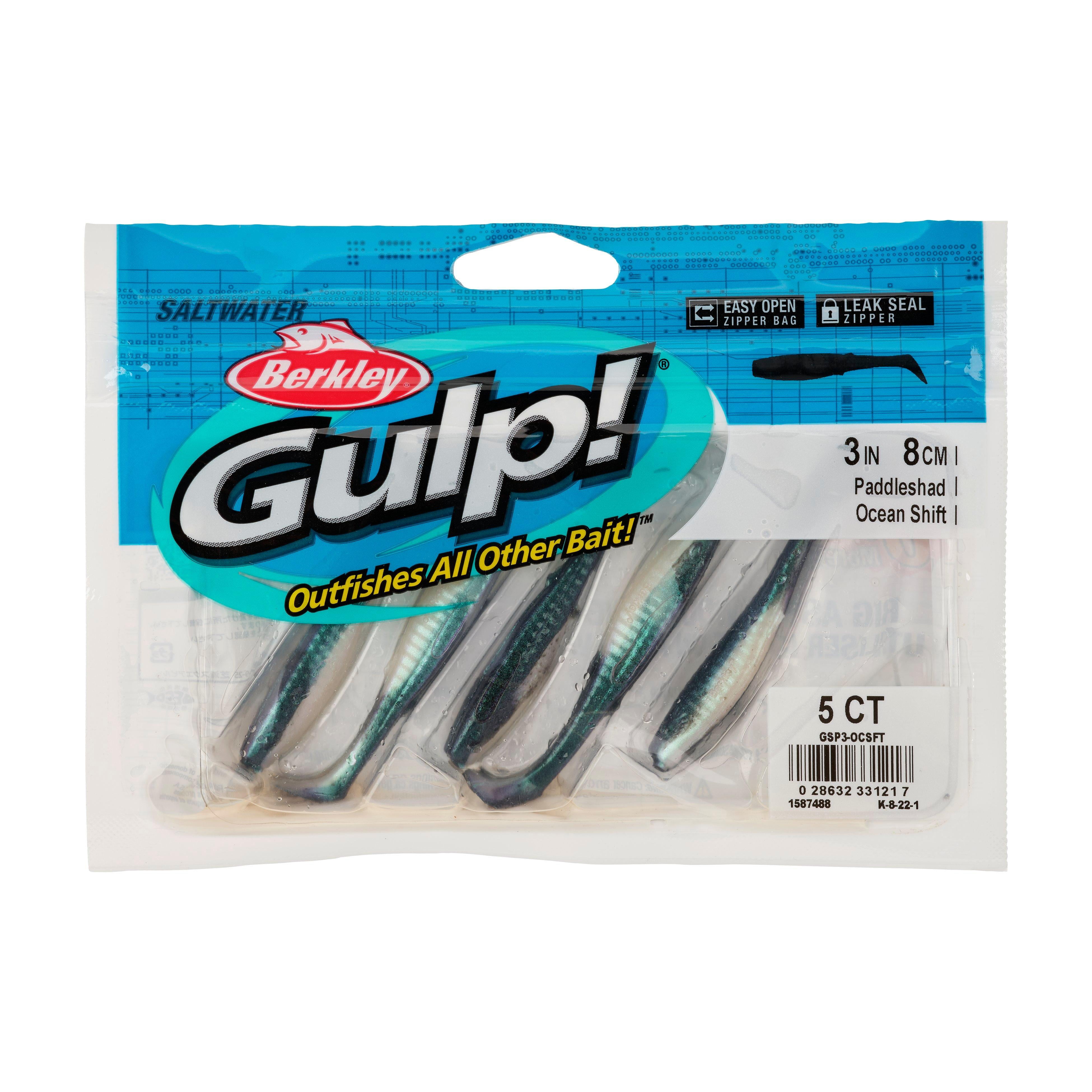 Berkley Gulp!® Saltwater Paddleshad, 3 in, Ocean Shift