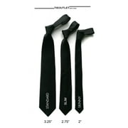 Solid Ivory Slim Men's Necktie
