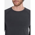 thumbnail image 4 of Laguna Men's Marble Knit Sun Top with Long Sleeves, Sizes M-2XL, 4 of 5