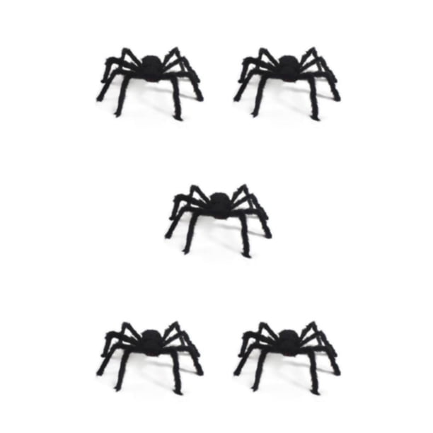 Bewildely Decoración de Halloween de araña luminosa ABS para fiesta al aire libre espeluznante accesorios de decoración no tóxicos 125cm Type2 NO2
