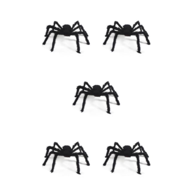 Bewildely Decoración de Halloween de araña luminosa ABS para fiesta al aire libre espeluznante accesorios de decoración no tóxicos 125cm Type2 NO2