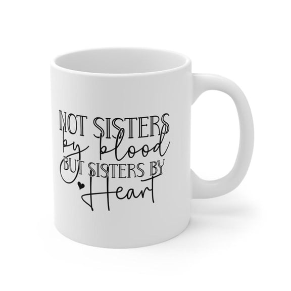 Best Friend Mug Bestie By Heart Cute Coffee Tea Cup 11 oz