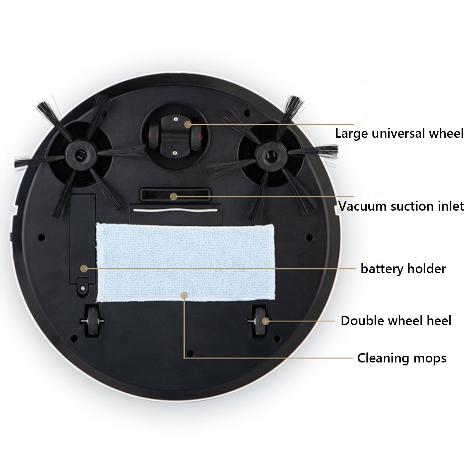 Matoen Robot Vacuum with Self-Empty Base, Bagless, Row-by-Row Cleaning, Perfect for Pet Hair, Compatible with Alexa, Wi-Fi, White, 30 Day Capacity