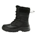 thumbnail image 5 of Mid Calf Winter Hiking Boots for Women Fleece Lined Thermal Non Slip Outdoor Trekking Skiing Snow Booties, 5 of 7