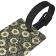 thumbnail image 3 of Kdxio Sunflowers Luggage Tags Privacy Cover ID Label Suitcase Tags Identifiers For School Bags,Suitcases, 3 of 7