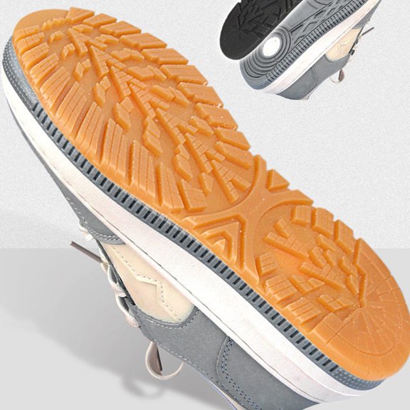 Tnobhg 1 Pair Shoe Soles Repair Replacement Wear Resistant Non-Slip Thick Cut Freely Simple Installation Rubber Shoe Out Soles