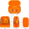 thumbnail image 4 of Pencil Sharpeners,Manual Sharpeners with Eraser Set,Colorful Protable Dual Holes Pencil Sharpener with Two Erasers Set for Home Office, 4 of 14