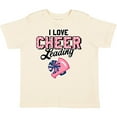thumbnail image 3 of Inktastic I Love Cheerleading with Pom Poms and Megaphone Girls Toddler T-Shirt, 3 of 5