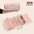 thumbnail image 5 of Unique Bargains Makeup Bag 4 in 1 Detachable Travel Cosmetic Bag for Women Toiletry Bag Waterproof and Durable Make Up Bag with Multiple Compartments Pink, 5 of 7