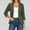 04# Green, variant on Women's Tops Ihhxva Lightweight Open Front Cardigan 3/4 Sleeve Casual Blazer Top Flowy Knit Drape Jacket for Office Work Spring Summer S-2XL