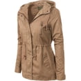 thumbnail image 2 of ORUYROP Women's Lightweight Front Zipper Solid Utility Anorak Hoodie Vest/Jacket, 2 of 7