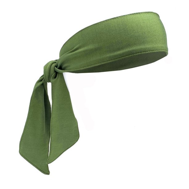 Sonducket Diadema deportiva de moda, bandas para el sudor traseras ajustables, accesorios de estilo atlético Multicolor de secado rápido para tenis y Accesorio para el cabello Verde oliva