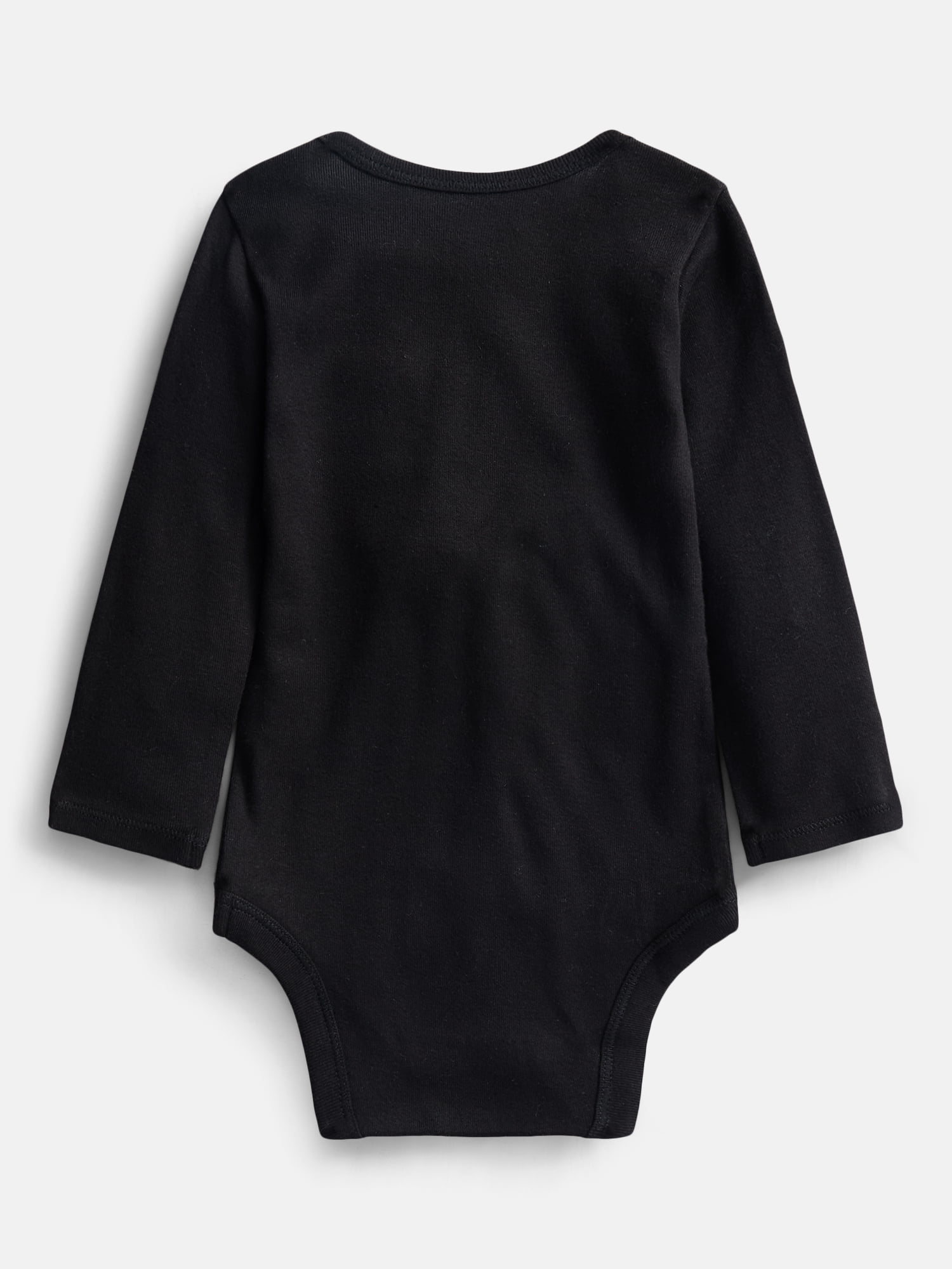 Wonder Nation Baby Boys' Cotton Pocket Bodysuit with Long Sleeves, Sizes 0M-24M
