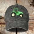 thumbnail image 2 of Tfken Baseball Cap For Toddler Kids Trendy Comfortable Car Print All-Season Green Hat, 2 of 3