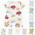 thumbnail image 4 of UAYOTSE Baby Boy Clothes Summer Infant Boy Outfits Dinosaur Short Sleeve Zipper Rompers Jumpsuits Bodysuit,Sizes 12-18 Months, 4 of 4