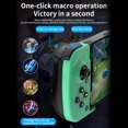 thumbnail image 4 of Gamepad de teléfono móvil controlador compatible con Bluetooth para PUBG (azul verde), 4 of 8