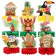 thumbnail image 1 of 9pcs Hawaiian Honeycomb Ornaments Tropical Party Decorations for Birthdays, Photo Booths & Creative Table Centerpieces, 1 of 5