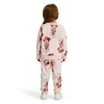 thumbnail image 6 of Minnie Mouse Toddler Girls Printed Fleece Jogger Set , Sizes 12 Months - 5T, 6 of 6