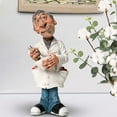 thumbnail image 6 of Modern Doctor Statue Small Figurine Art Crafts Decorative Collectible Sculpture for Home Bedroom Bookshelf Desk Office Decor , 6.5cmx6.5cmx15.5cm, 6 of 8