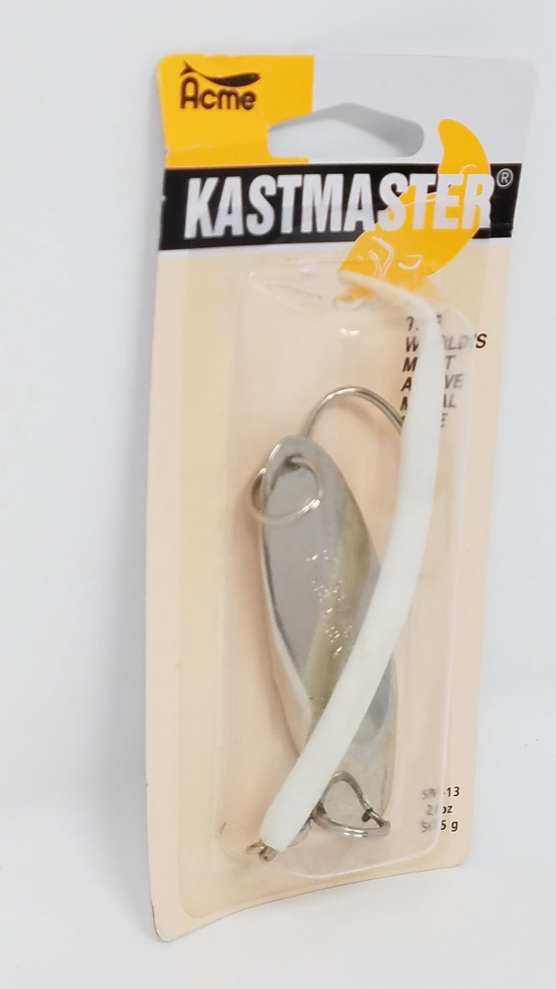 Acme Tackle Kastmaster with Tube Fishing Lure Spoon Chrome 2 oz.