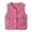 Pink, variant on Toddler Vest for Girls Boy, Sleeveless Sherpa Fleece Vest Fall Winter Button Down Waistcoat Outerwear Navy for Size 4-5 Years